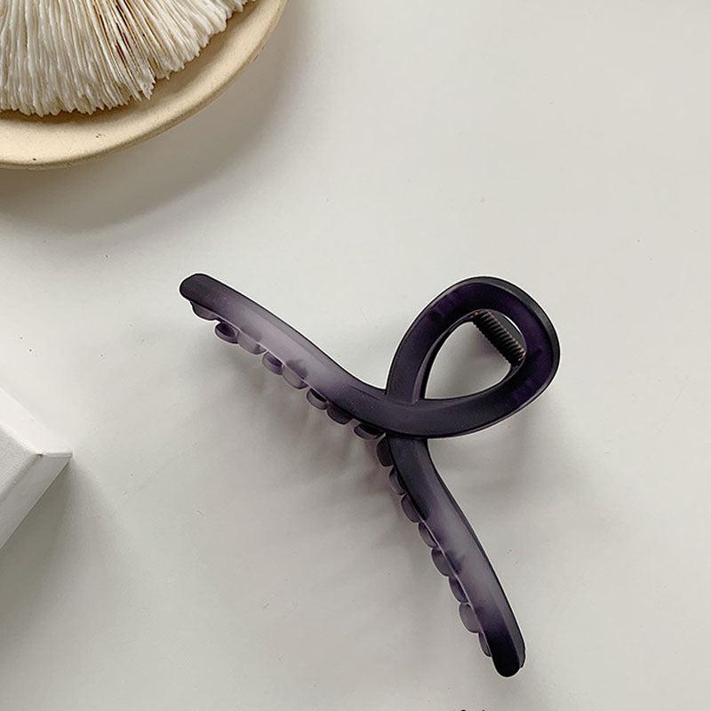 Matte Resin Hair Claw Clip for Thick Hair- Non Slip Grip