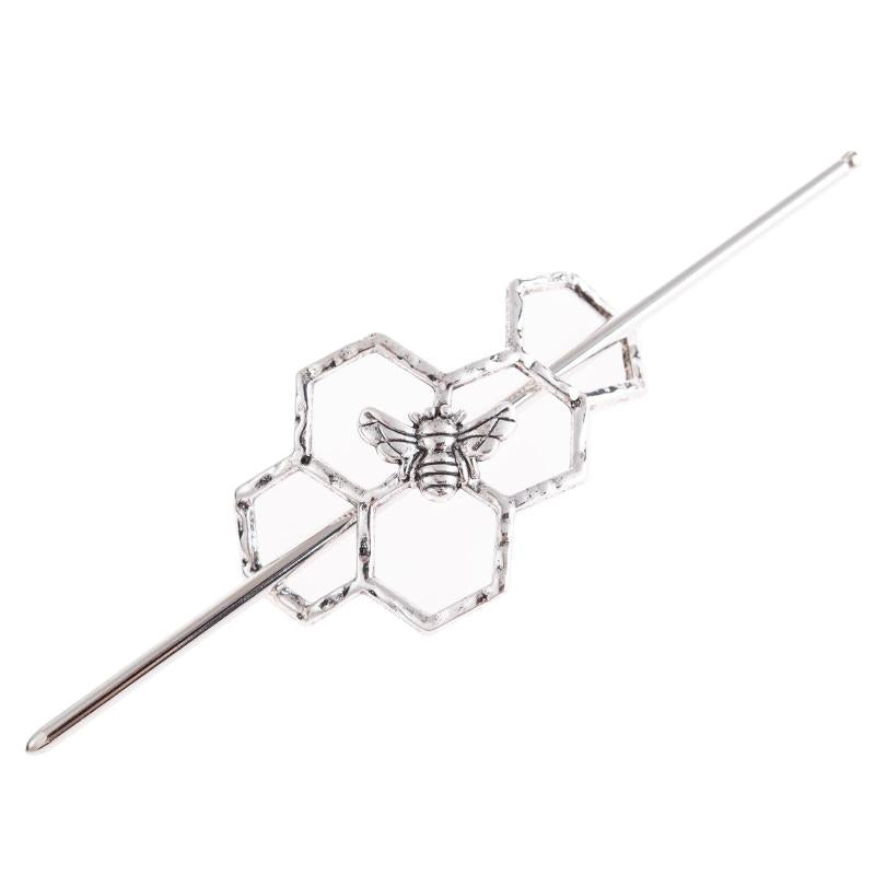 Geometric Bee Hair Sticks Forks Hairpins Hollow Metal Hair Pins Chignon Buns Hol