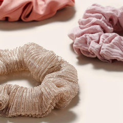 10pcs Large Scrunchie Hair Tie Hair Rope Female Party Hair Accessories