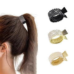 Rhinestone Crown Hairpin for Women Girls