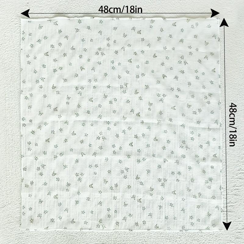 Floral Print Hair Bandanas Headscarf Women Hairbands Fabric Headwrap