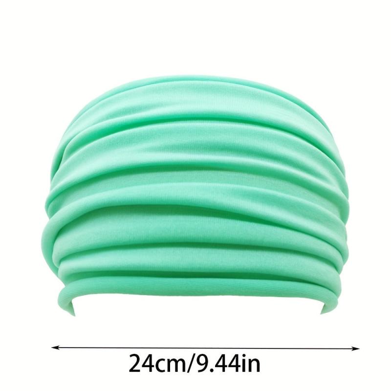Women's Non-slip Foldable Yoga Headband Wide Brim Sports Headband