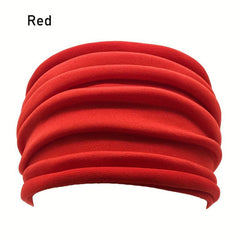 Women's Non-slip Foldable Yoga Headband Wide Brim Sports Headband