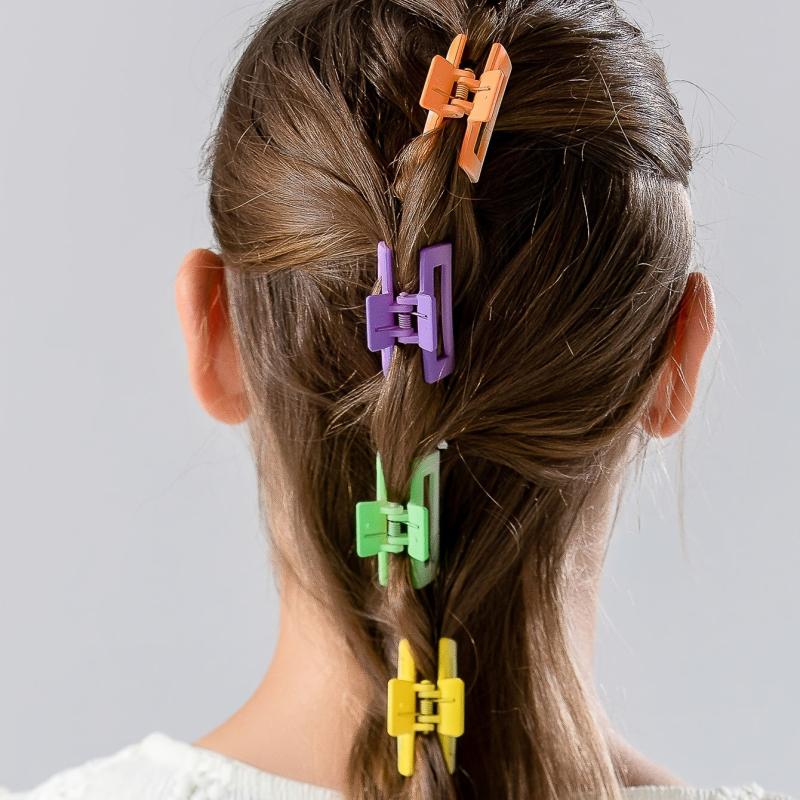 6pcs Jelly Candy Hair Claw Acrylic Hair Claw Hair Claw Crab Hair Clip