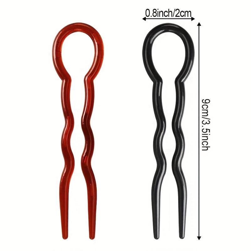 3pcs Vintage U-shaped Hairpins Hair Styling Accessories