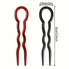 3pcs Vintage U-shaped Hairpins Hair Styling Accessories