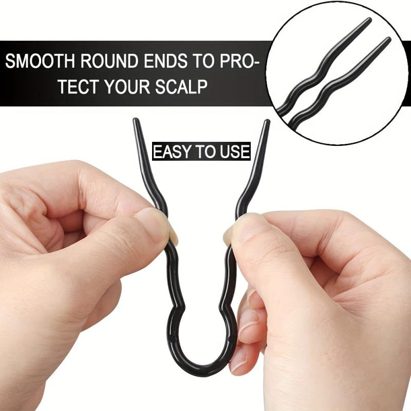 3pcs Vintage U-shaped Hairpins Hair Styling Accessories