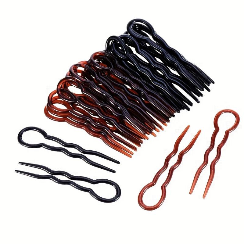 3pcs Vintage U-shaped Hairpins Hair Styling Accessories