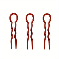 3pcs Vintage U-shaped Hairpins Hair Styling Accessories