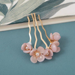 Flower Jade Hairpins Classic Hair Comb Hair Accessories