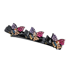 Vintage Rhinestone Butterfly Hair Clip for Women Girls