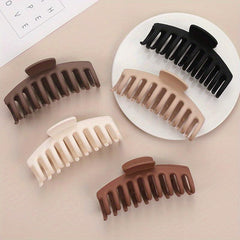 5 Large Matte Hair Claw Clips Non Slip Strong Hold Hair Jaw Clip Thick Hair