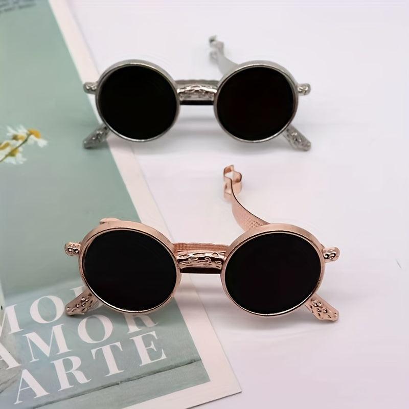 2pcs Funny Sunglasses Hair Clip Female Side Back Head Clip