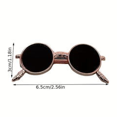 2pcs Funny Sunglasses Hair Clip Female Side Back Head Clip