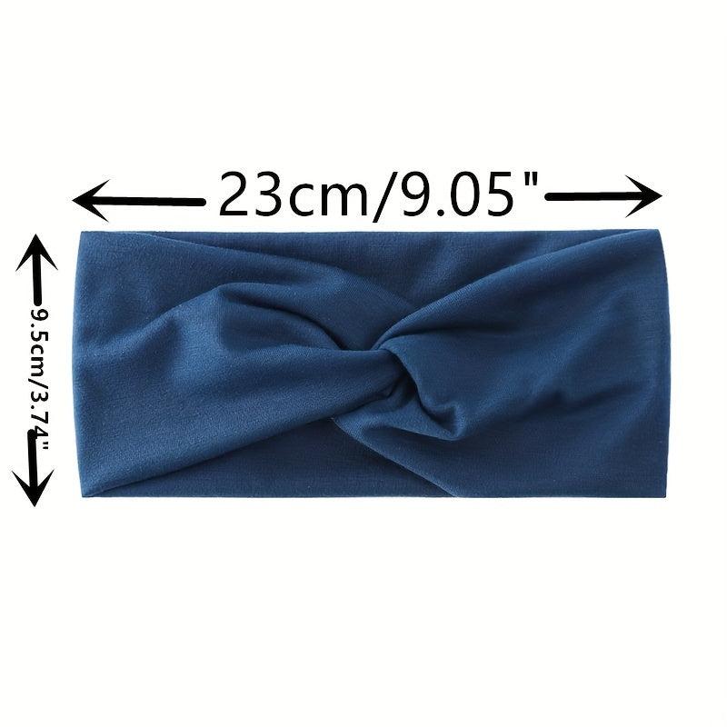 Retro Pilates Elastic Hair Bands Yoga Headband Running Cycling Sweatband