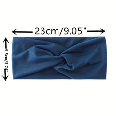 Retro Pilates Elastic Hair Bands Yoga Headband Running Cycling Sweatband
