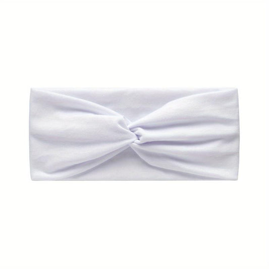 Solid Cross Knotted Headband Hair Band Style Hair Accessories