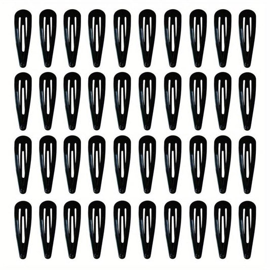 40Pack Metal Snap Hair Clips for Women Girls Kids Teens Toddlers