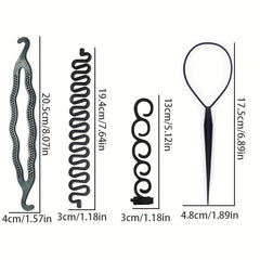 7pcs Hair Braiding Tools Set Hair Styling Accessories For Women