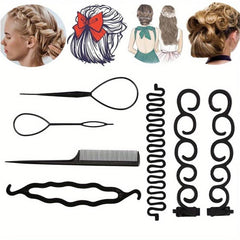 7pcs Hair Braiding Tools Set Hair Styling Accessories For Women