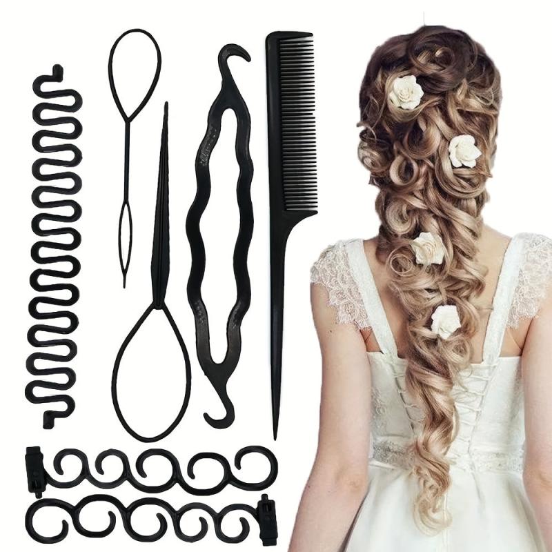 7pcs Hair Braiding Tools Set Hair Styling Accessories For Women