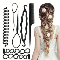 7pcs Hair Braiding Tools Set Hair Styling Accessories For Women