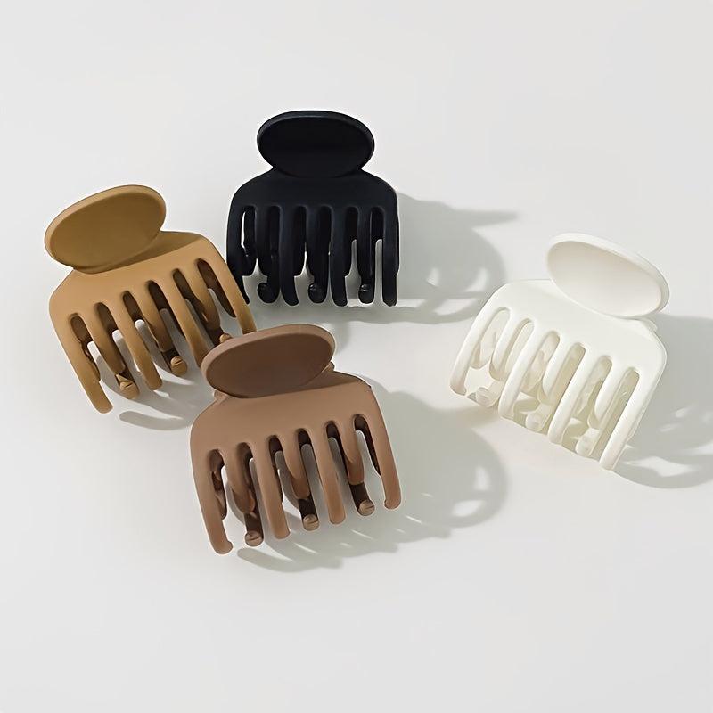 4pcs Small Hair Claw Clips Strong Hold for Thin Thick Curly Short