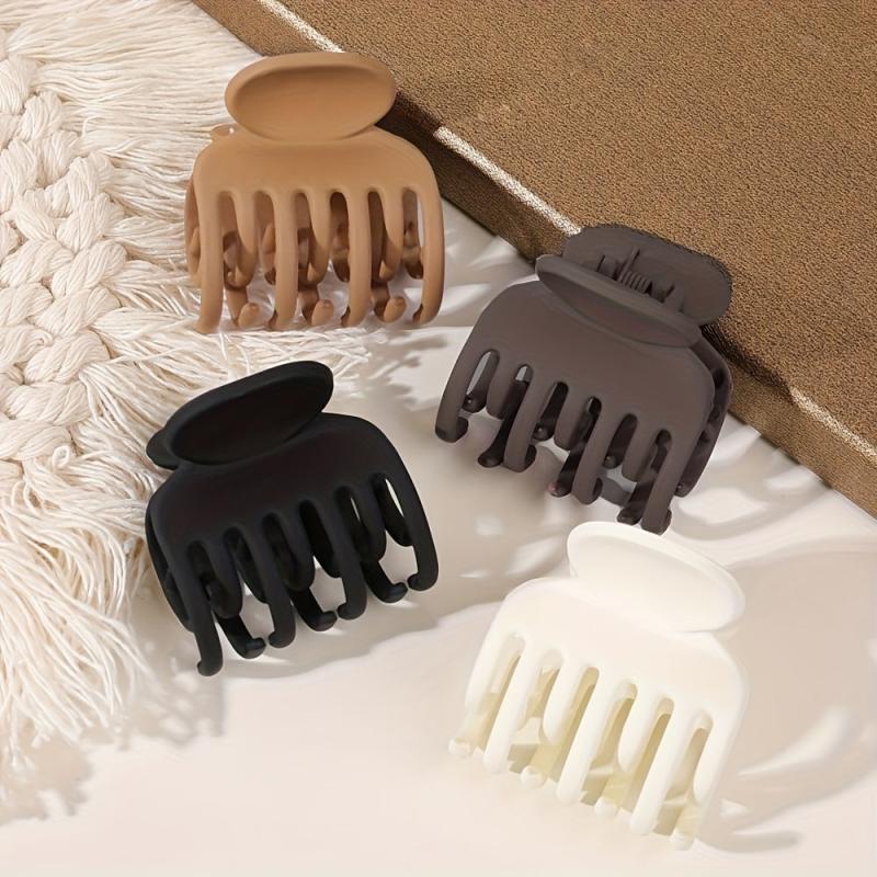 4pcs Small Hair Claw Clips Strong Hold for Thin Thick Curly Short
