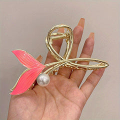 Geometric Hair Claw Large Clip Girl Hair Accessory