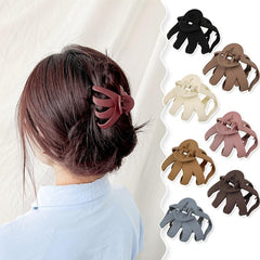 Matte Texture Large Hair Claw For Women