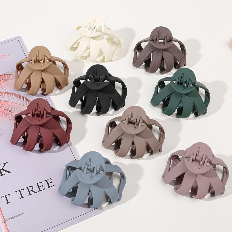 Matte Texture Large Hair Claw For Women