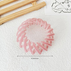 Velvet Hair Claw Clip Birds Nest Magic Hair Clip Women Hair Holder