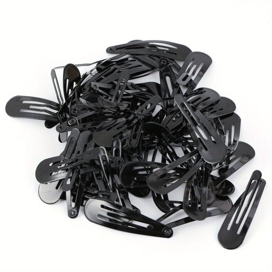 Metal Snap Hair Clips Non slip Hair Barrettes for Girls Women Teens