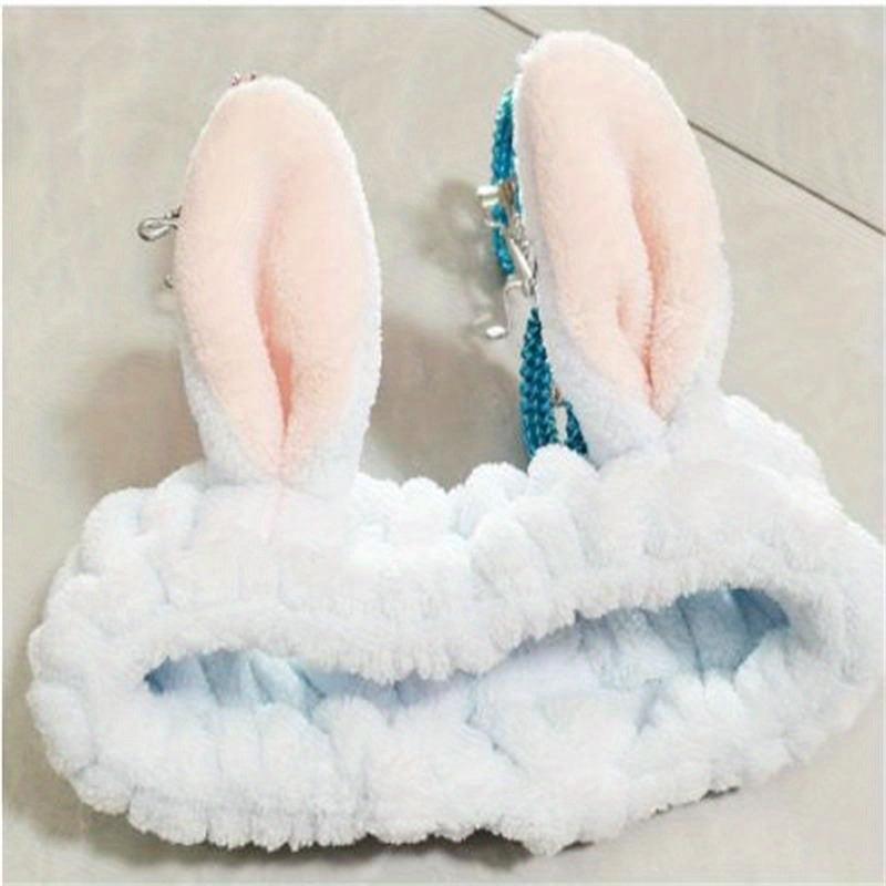 3D Rabbit Ear Headband Soft Headbands for Skincare Spa Shower