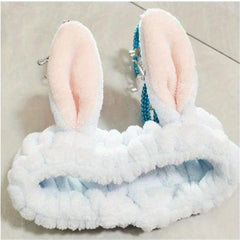 3D Rabbit Ear Headband Soft Headbands for Skincare Spa Shower