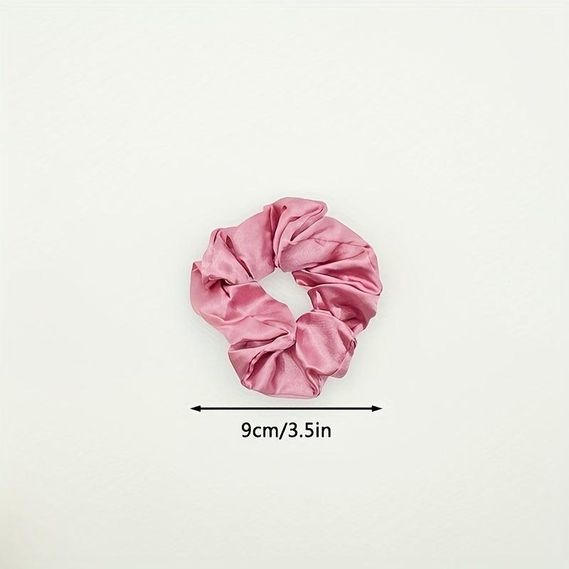 10pcs Mixed Scrunchie Hair Tie Hair Accessories For Women Girls