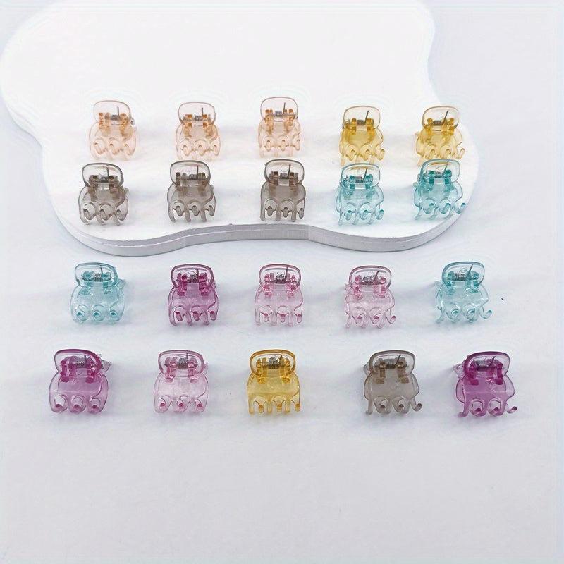 20pcs Small Grab Clip Plastic 1 inch
