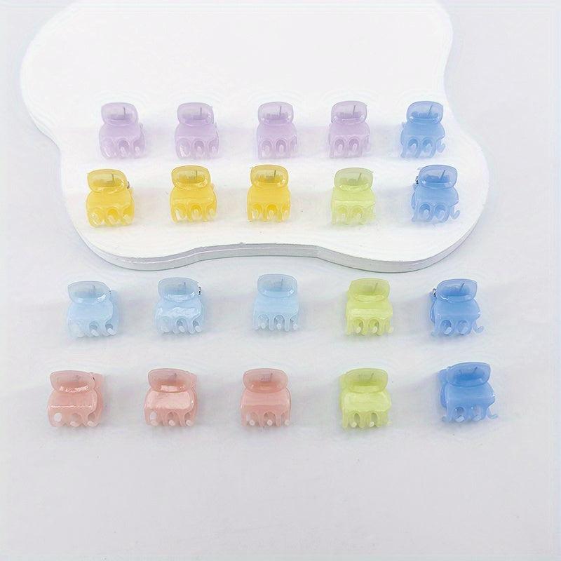 20pcs Small Grab Clip Plastic 1 inch