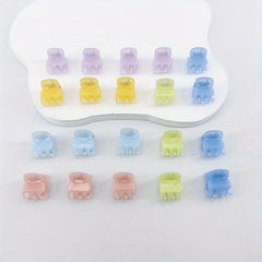 20pcs Small Grab Clip Plastic 1 inch