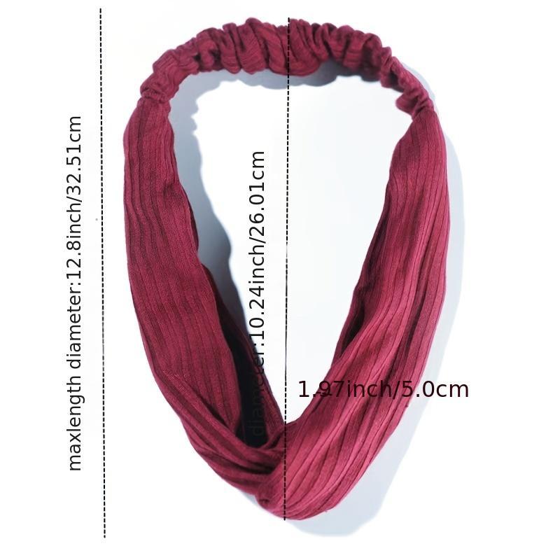Solid Women's Headbands Headwraps Fall Winter Hair Bands Bows