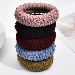 5pcs Colorful Small Elastic Hair Bands Ponytail Holder