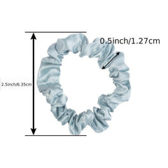 6pcs Satin Hair Scrunchies Elastic Silk Hair Bands Multicolor Hair Tie
