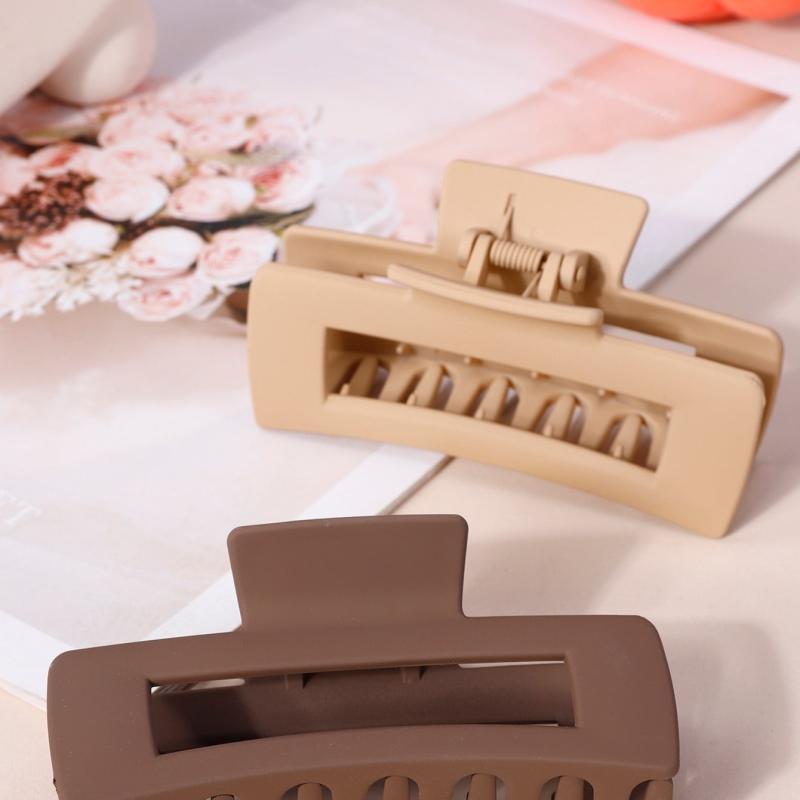 Matte Square Hair Claw Hair Clips Minimalist Hair Accessories