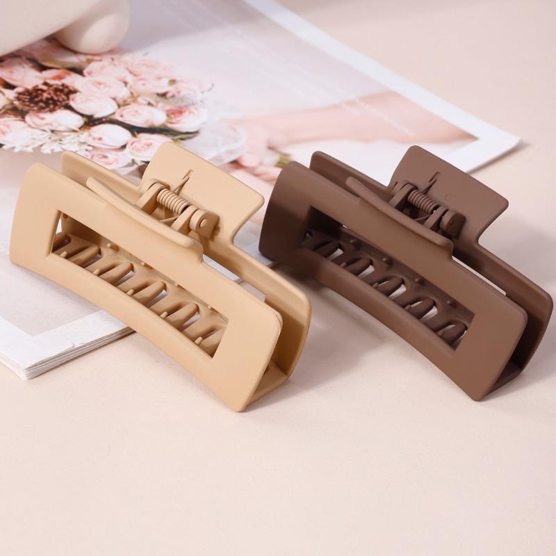 Matte Square Hair Claw Hair Clips Minimalist Hair Accessories