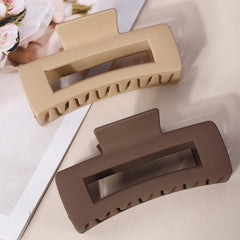 Matte Square Hair Claw Hair Clips Minimalist Hair Accessories