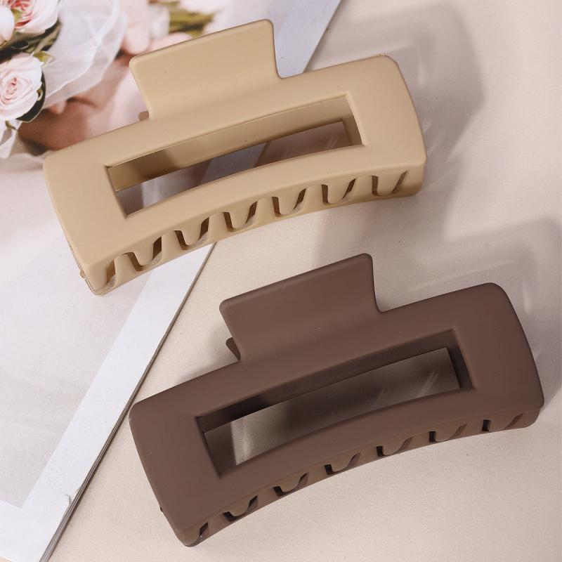 Matte Square Hair Claw Hair Clips Minimalist Hair Accessories