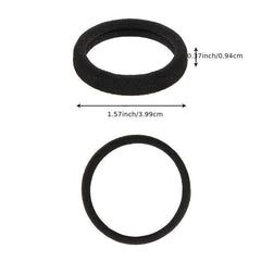 100pcs Seamless Hair Ties No Damage Elastic Ponytail Holders