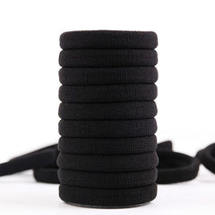 100pcs Seamless Hair Ties No Damage Elastic Ponytail Holders