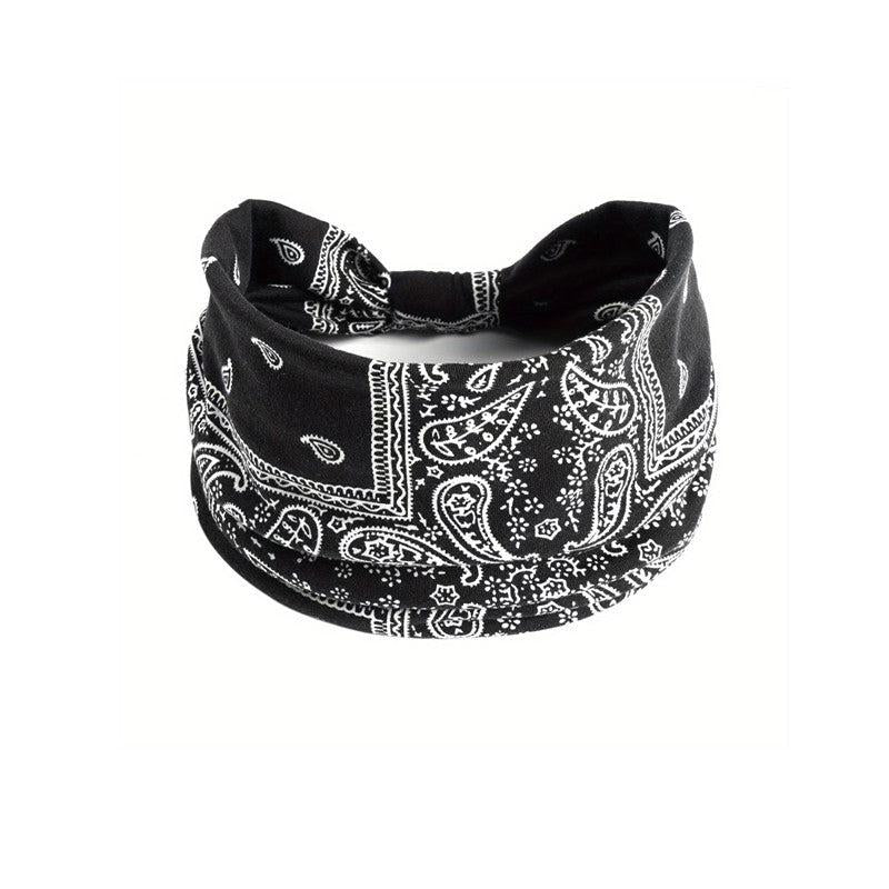 Stretch Wide Hair Bands Knot Turban Headbands for Women