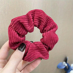 Corduroy Large Scrunchie Hair Tie Hair Accessories